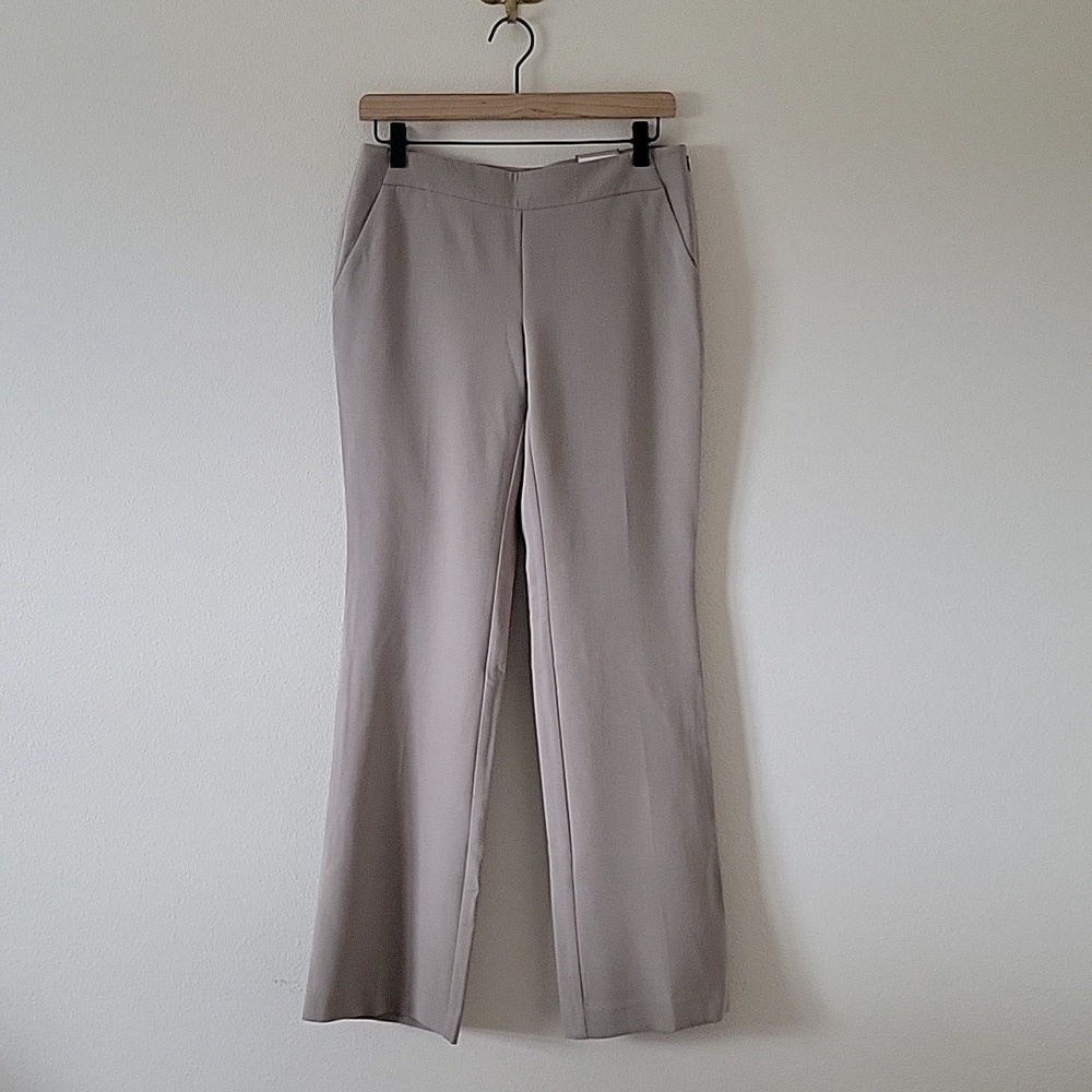 NWT‎ Chico's Tan Ultimate Fit Manhattan Straight Leg Trousers Size 2